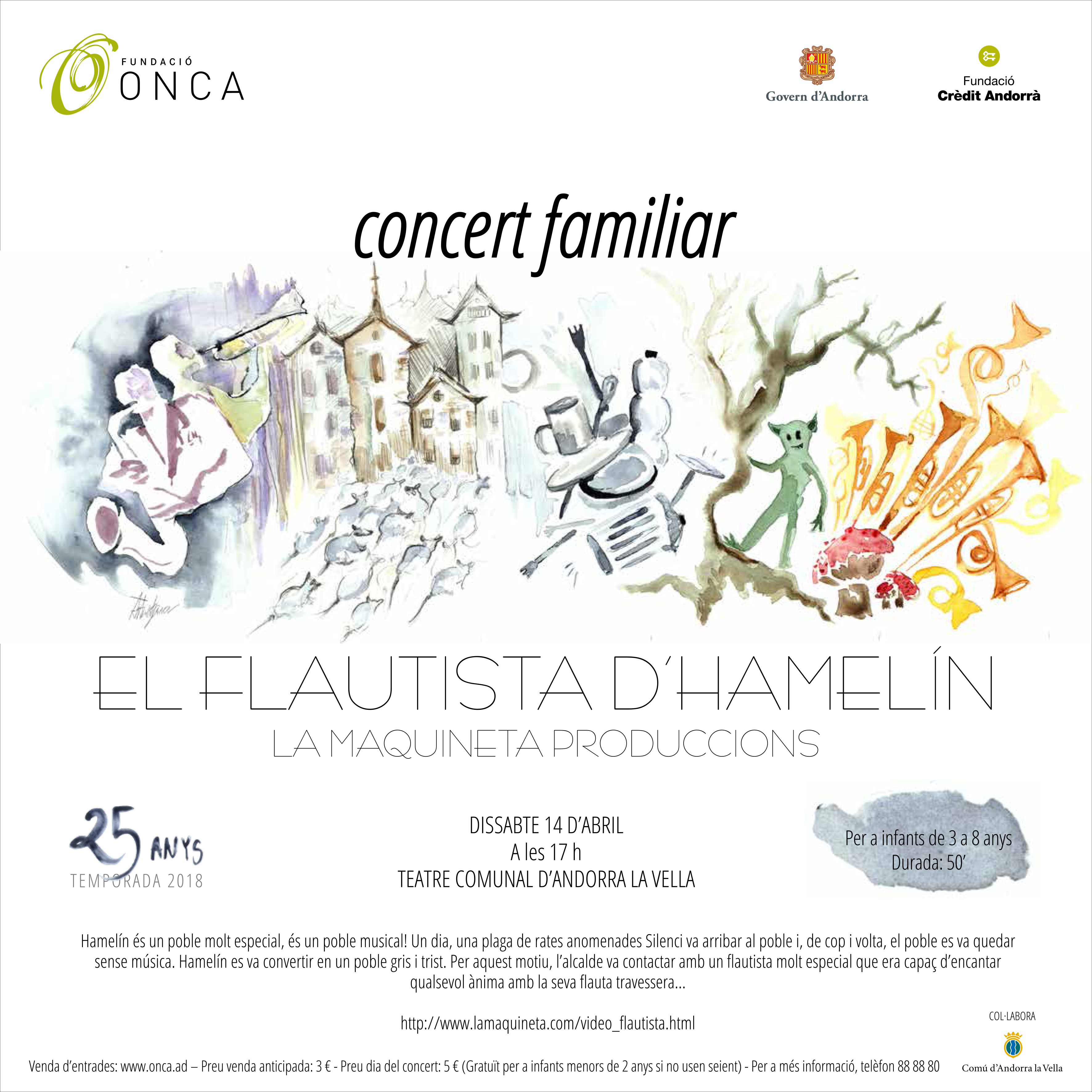 Concert familiar: “El flautista d’Hamelín”
