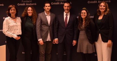 La Fundació Crèdit Andorrà lliura les beques de les convocatòries 2018 i 2019